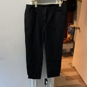 P377. Cambio Black Cropped Pants |14